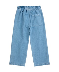 Embossed Denim Pants uniseks jeans  blauw