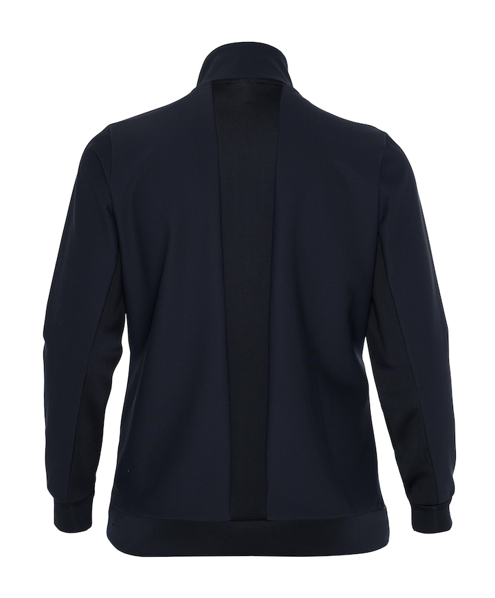 Dames plussize vest blauw