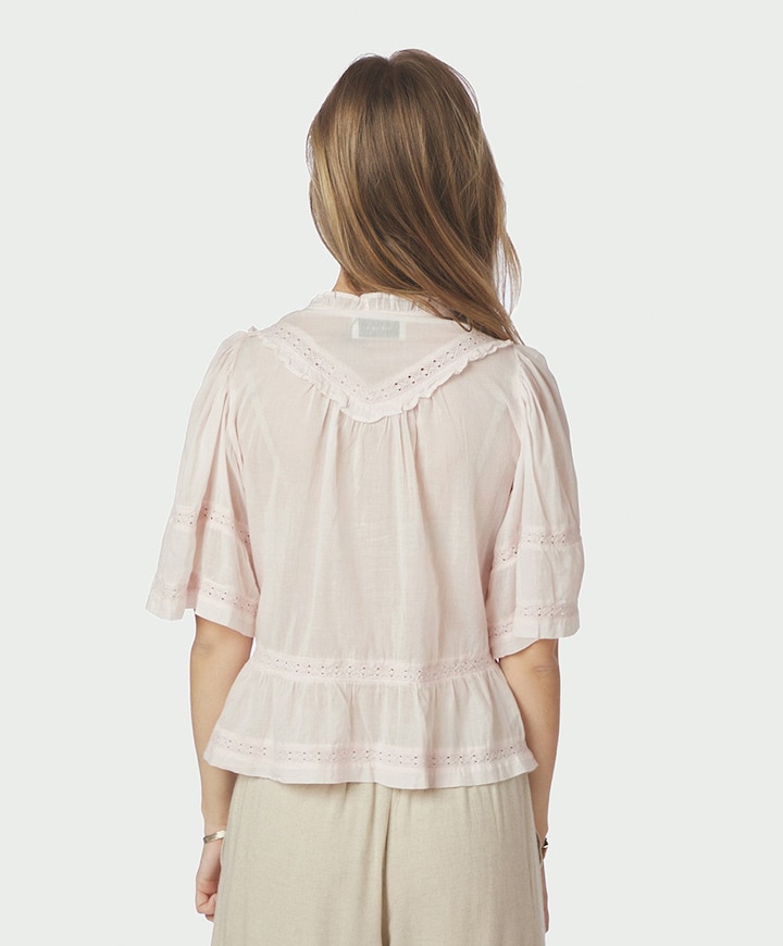 Dames blouse roze