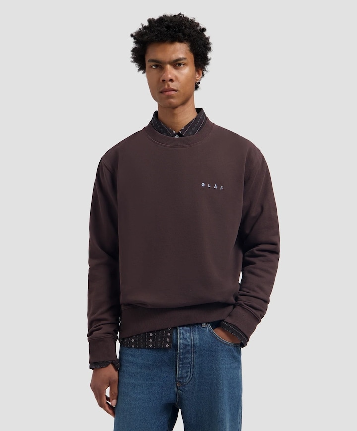Heren sweater bruin