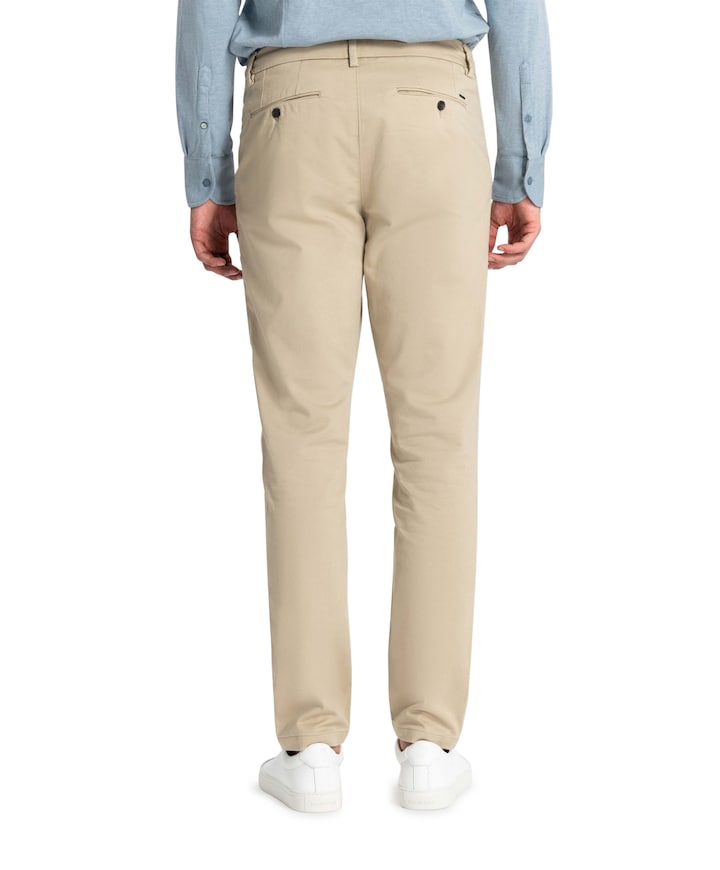 Lancaster Twill Knit Tapered Jogger broek beige