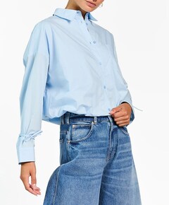 Dames blouse blauw