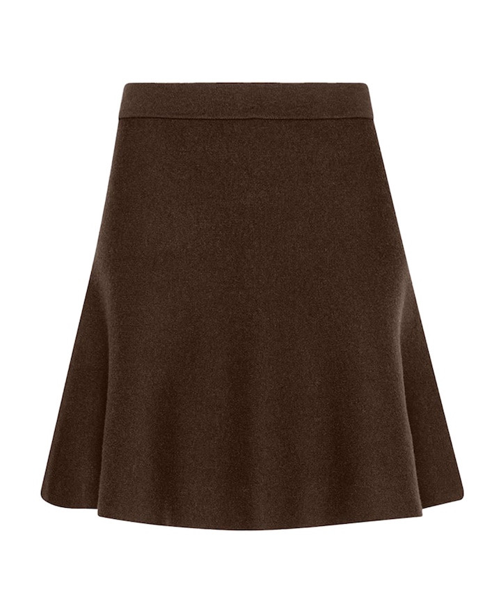 Dames rok bruin