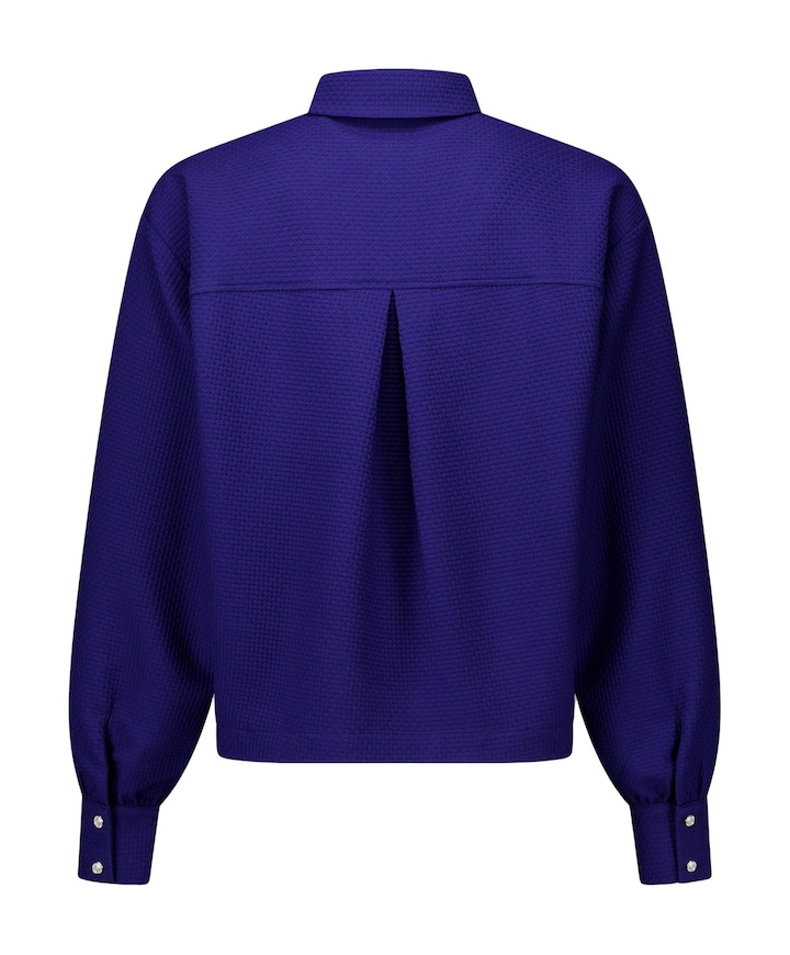 Dames blouse blauw