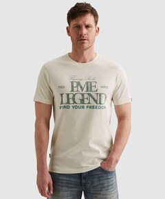 Heren T-shirt ecru