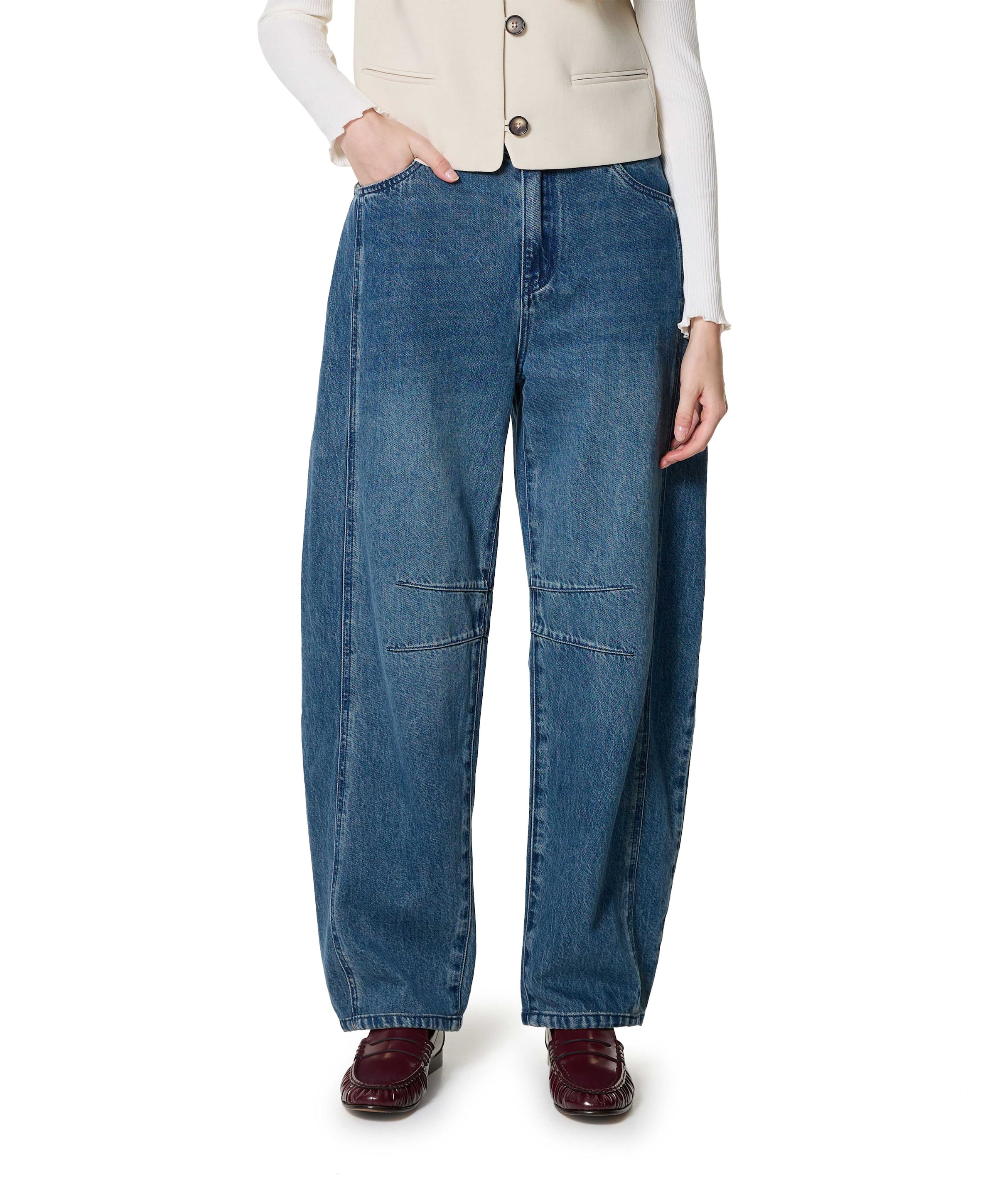 Simmy dames jeans blauw