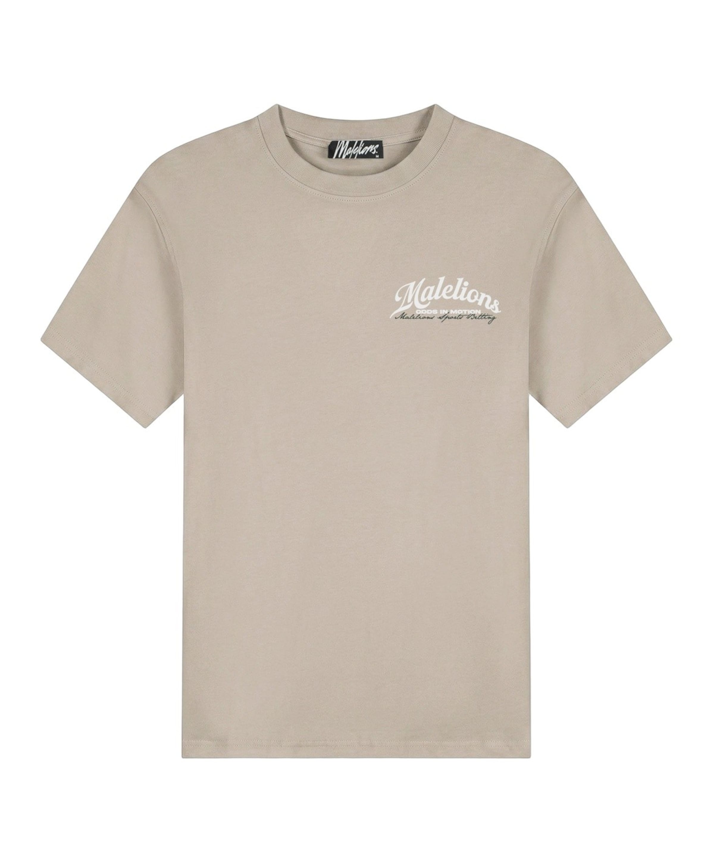 Heren T-shirt beige