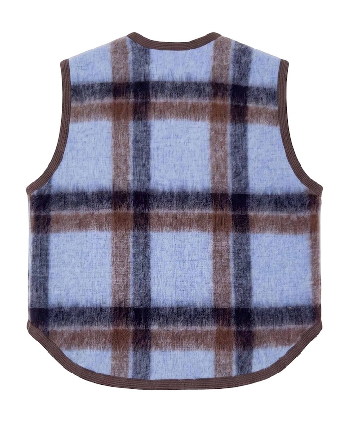 Dames gilet blauw