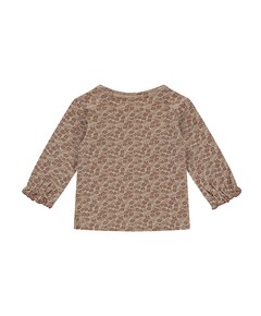 Meisjes longsleeve bruin