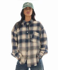 Dames blouse blauw