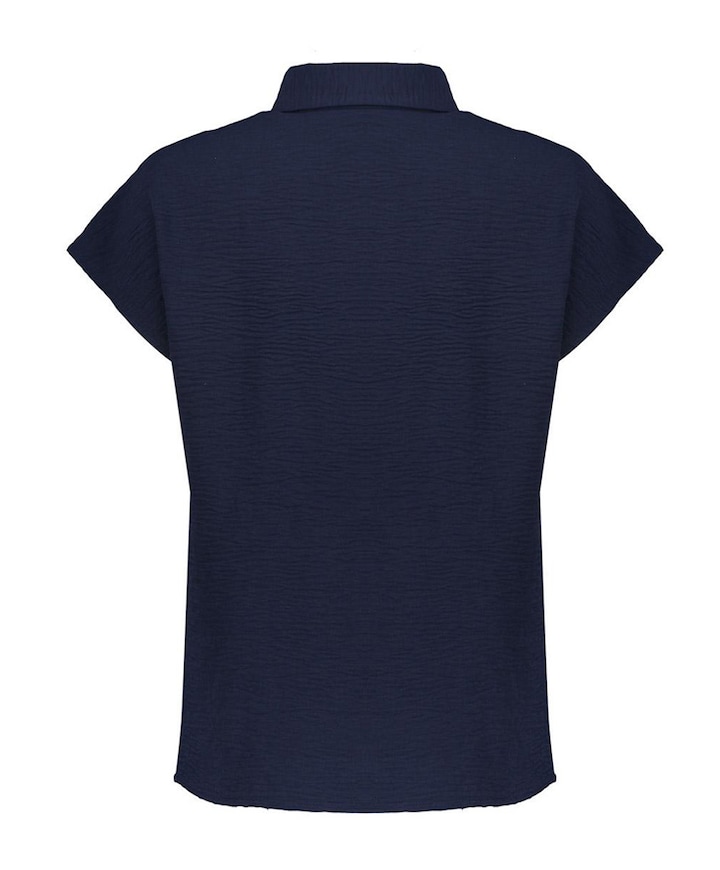 Dames blouse blauw