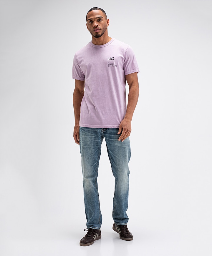 Heren T-shirt paars