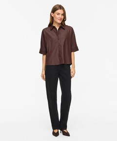 Dames blouse bruin