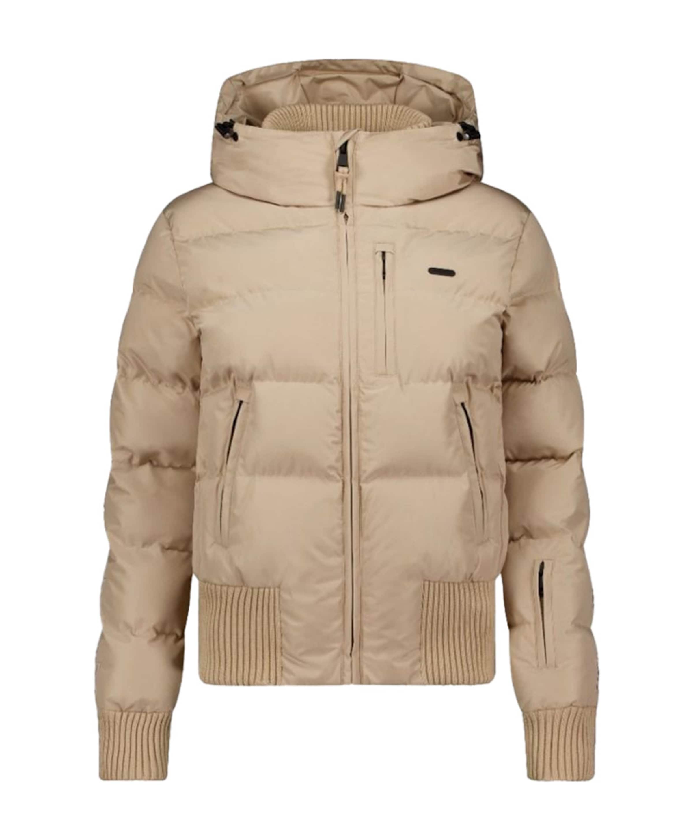Dames ski-jas beige