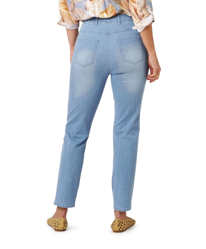 Alice Zip 7/8 dames jeans blauw