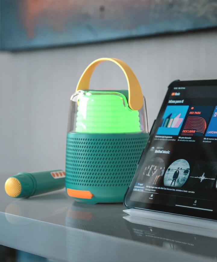 Karaoke & Luminous KS-80 speaker blauw