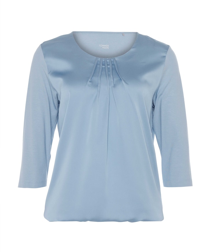 Dames longsleeve blauw