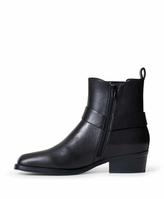 Ymani dames enkellaarzen zwart