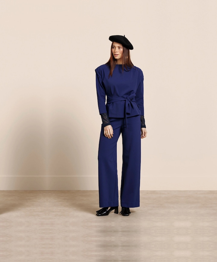 Dames top blauw