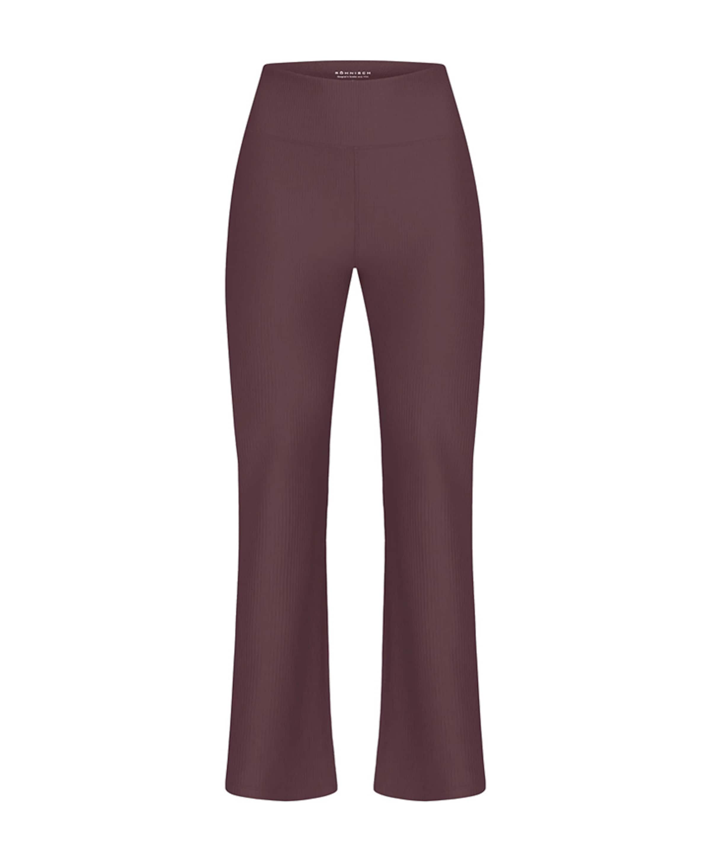 Ribbed R Flare HW Tight tight paars