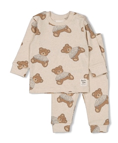 Uniseks pyjamaset  ecru