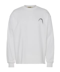 Heren longsleeve wit