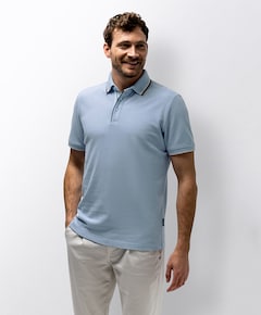 Heren polo blauw