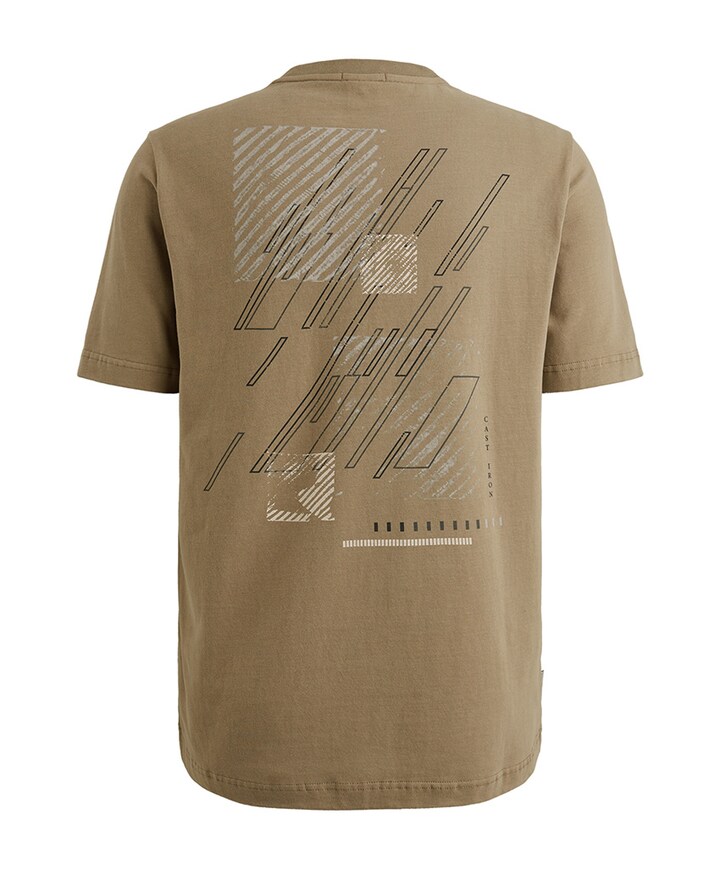 Heren t-shirt beige