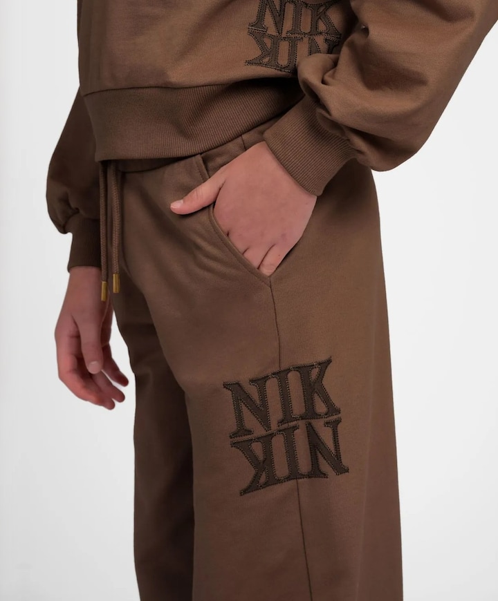 Stephia Sweatpants meisjes broek bruin