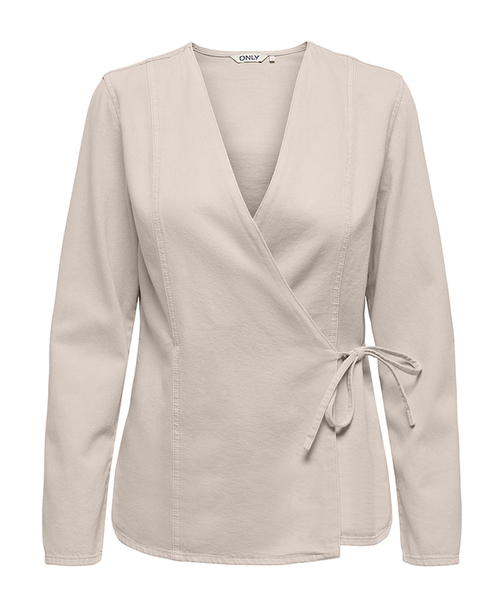 Dames blouse beige
