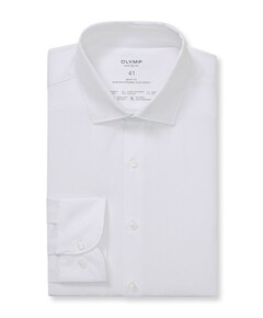 Heren overhemd lange mouw wit