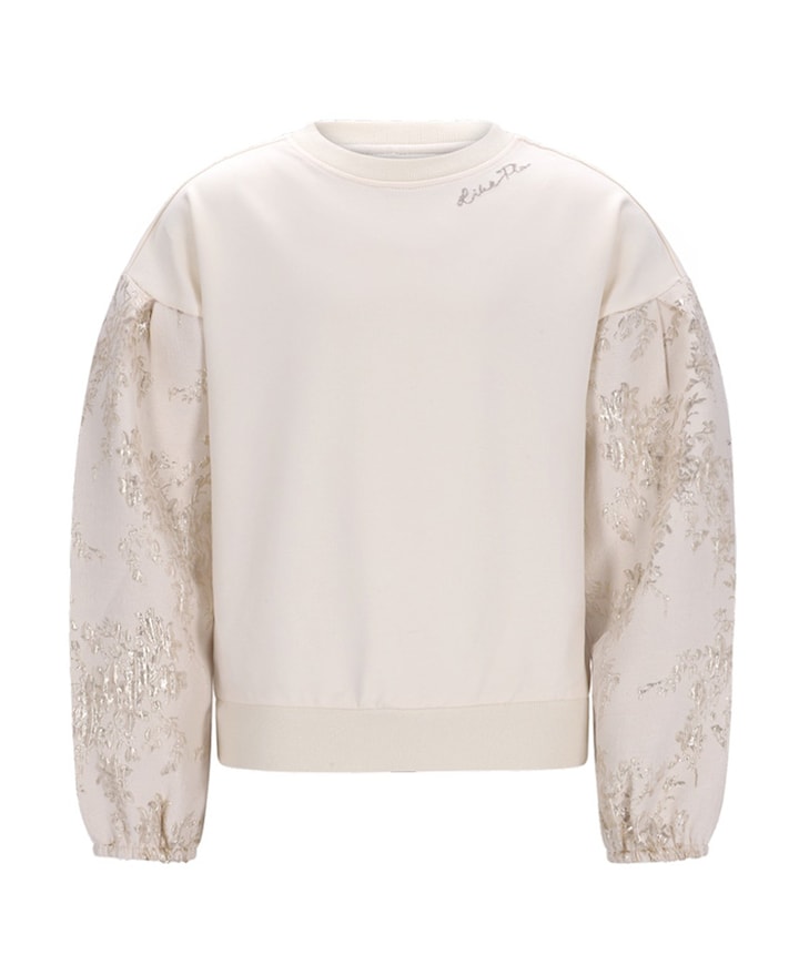 Meisjes sweater ecru