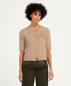 Dames vest beige