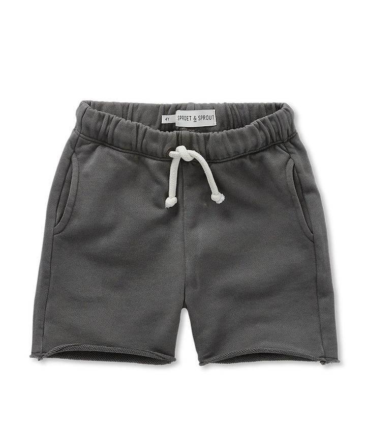 Sweat jongens korte broek grijs