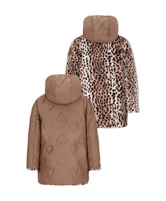Meisjes jas bruin