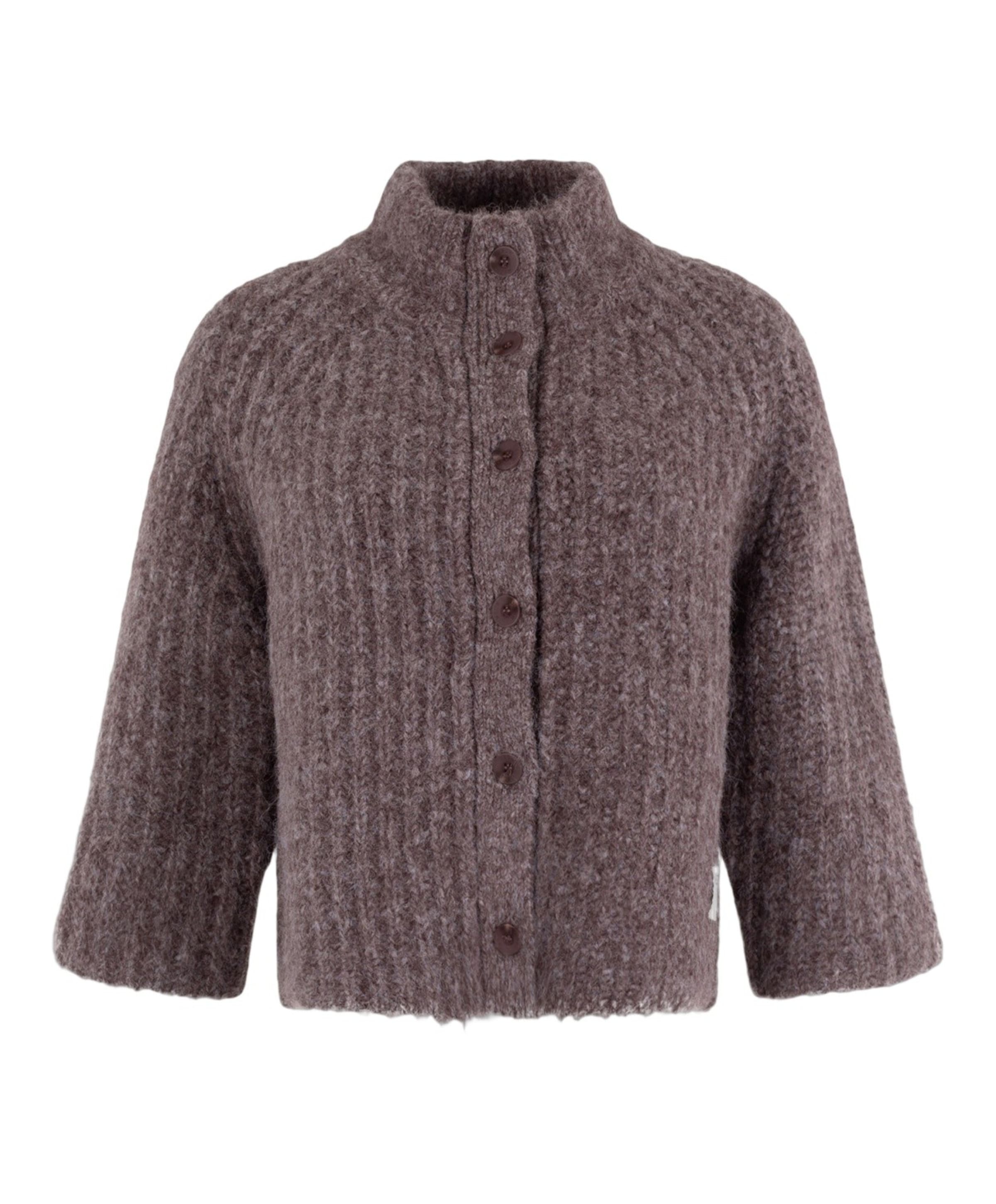 Dames vest bruin