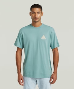 Heren T-shirt blauw