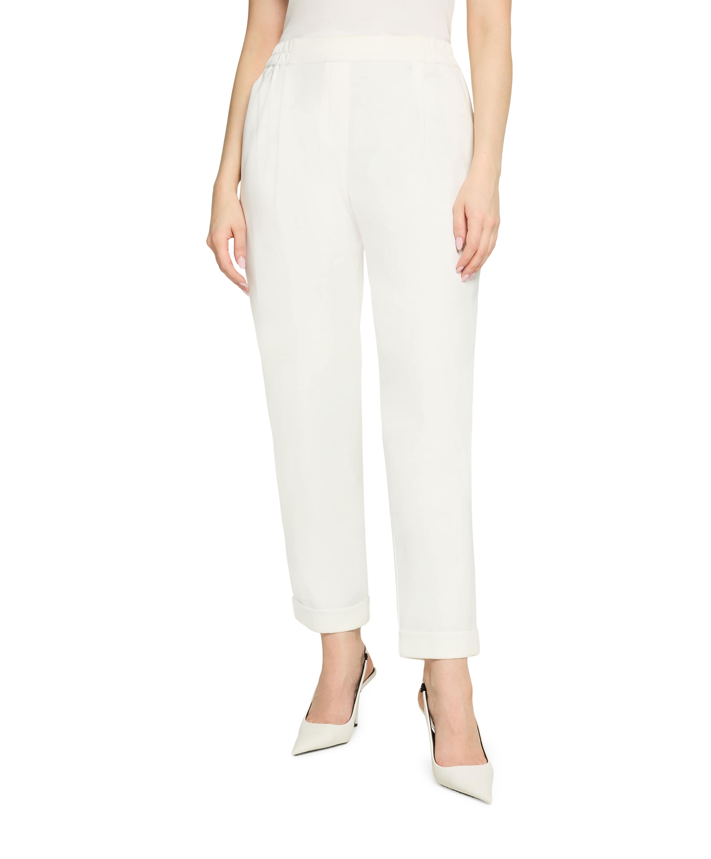 Hose Casual 7/8 LAEnge dames broek ecru