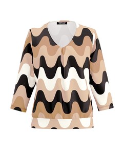 Dames longsleeve beige