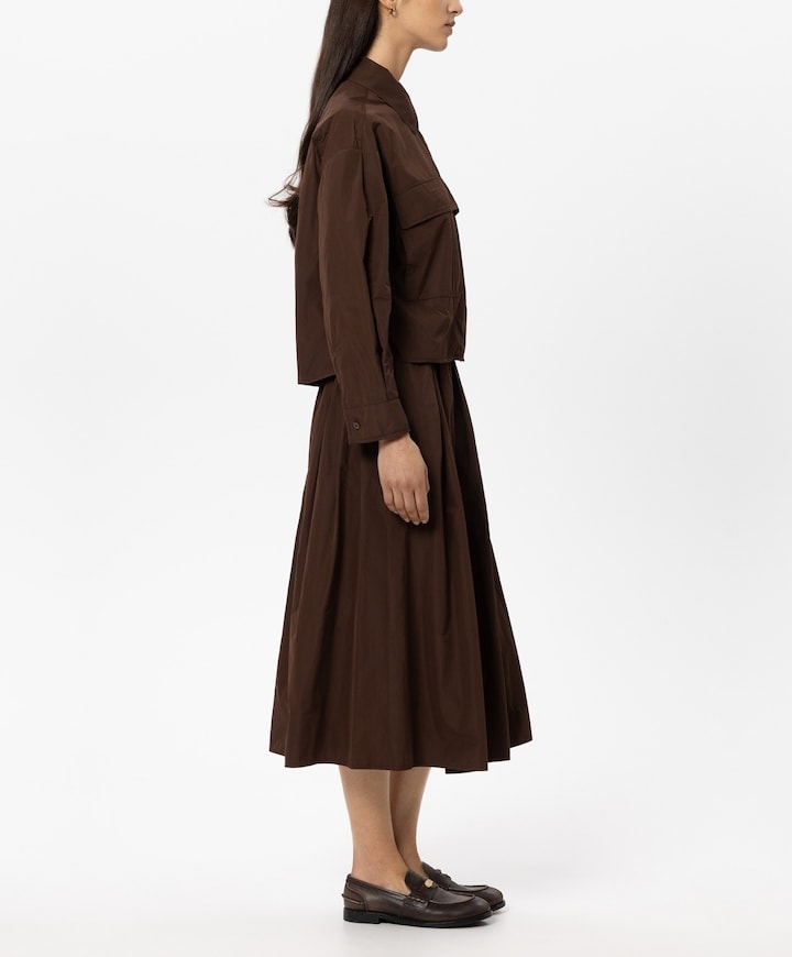 Dames blouse bruin