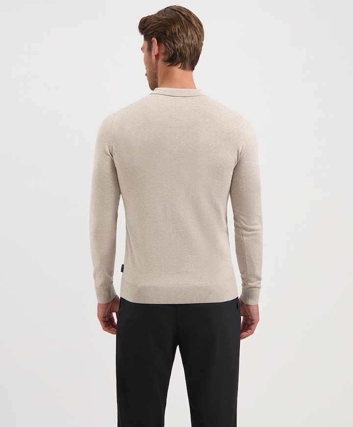 Heren trui beige