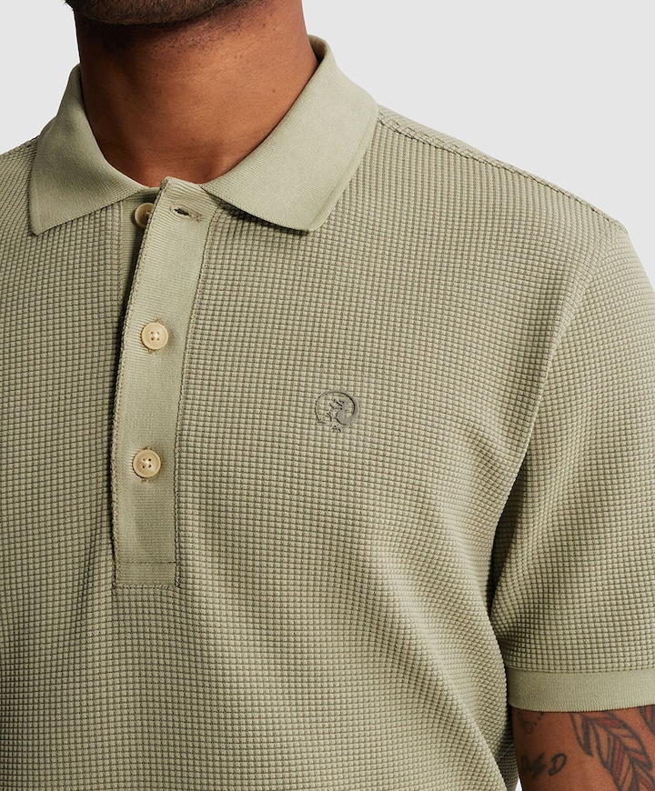Heren polo groen