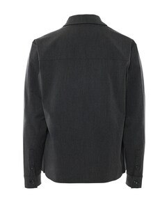 Heren overshirt grijs