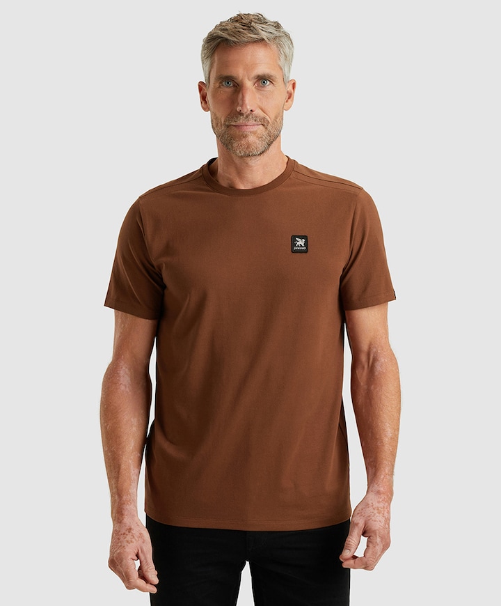 Heren t-shirt bruin