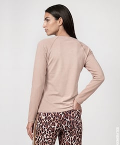 Dames longsleeve beige