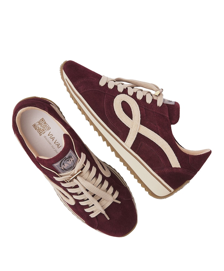 Mikki Eve dames sneakers bordeaux