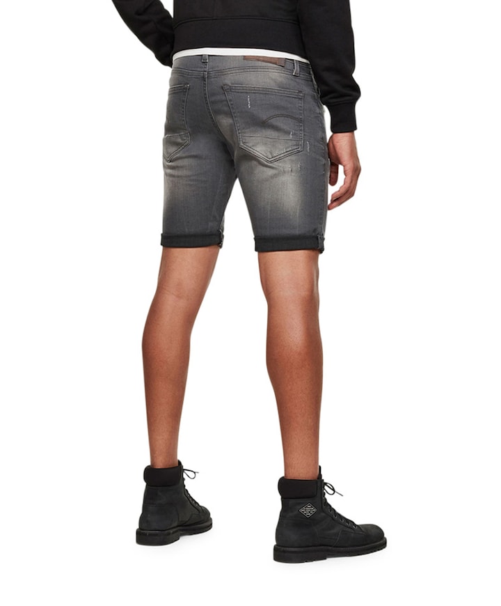 3301 Slim 1\2 korte broek grijs