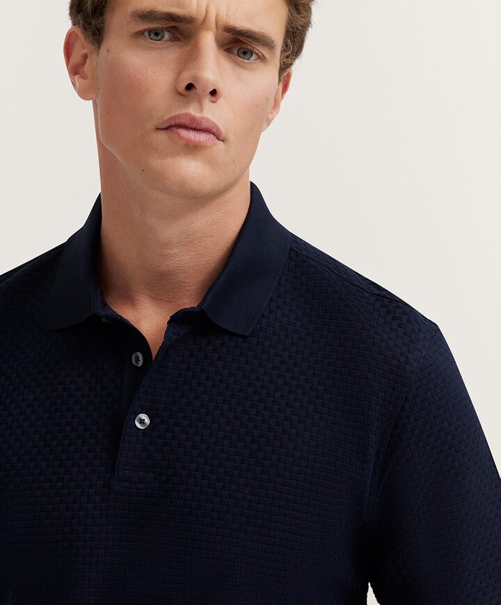 Polo blauw
