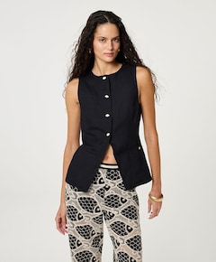 Dames gilet zwart