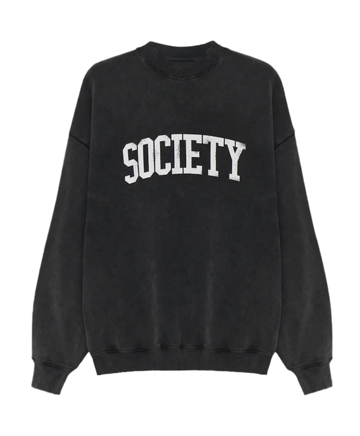 Uniseks sweater  grijs